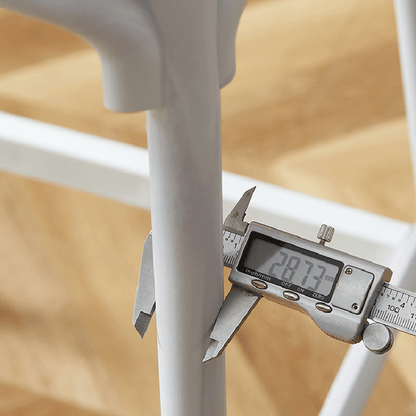 Modern Minimalist Square X Design PP Bar Stool Backrest For Dining Room & Kitchen