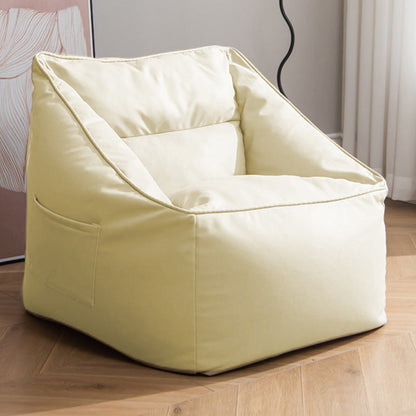 Modern Minimalist Square Synthetic Fabric EPS Accent Chair Backrest For Living Room
