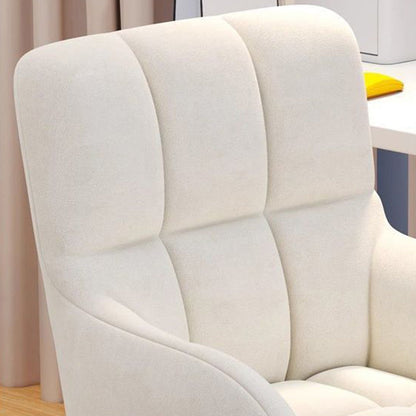 Modern Minimalist Rectangular Velvet Nylon Adjustable Desk Chair Backrest Armrest For Home Office