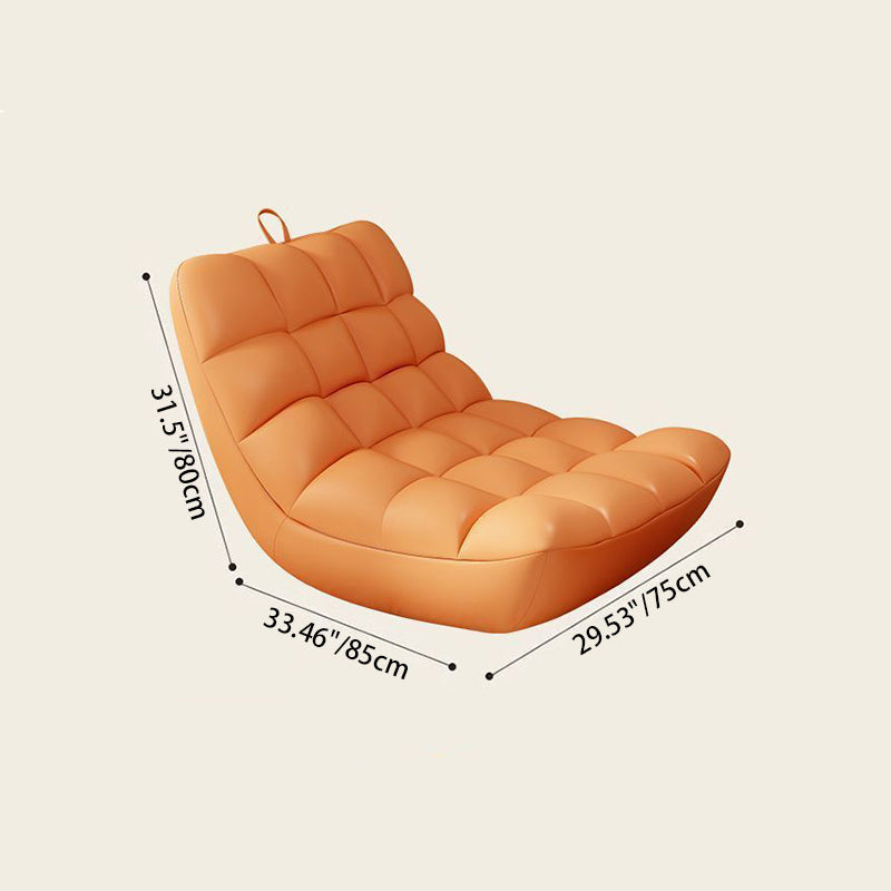 Modern Minimalist Rectangular EPS Faux Leather Sofa Backrest For Bedroom & Living Room