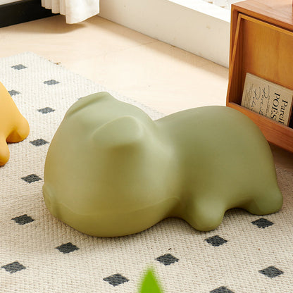 Contemporary Creative Piggy Design PE Footstool Backless For Living Room & Entryway