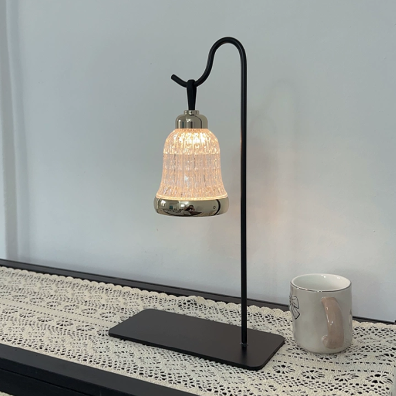 Luxury Bell Designer Table Lamp - Glass & Metal Ambient Night Light Touch Control Elegant Home Décor Gift
