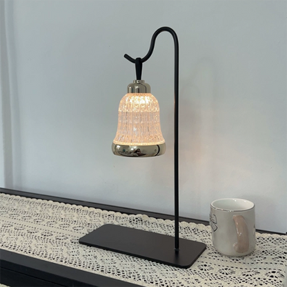 Luxury Bell Designer Table Lamp - Glass & Metal Ambient Night Light Touch Control Elegant Home Décor Gift