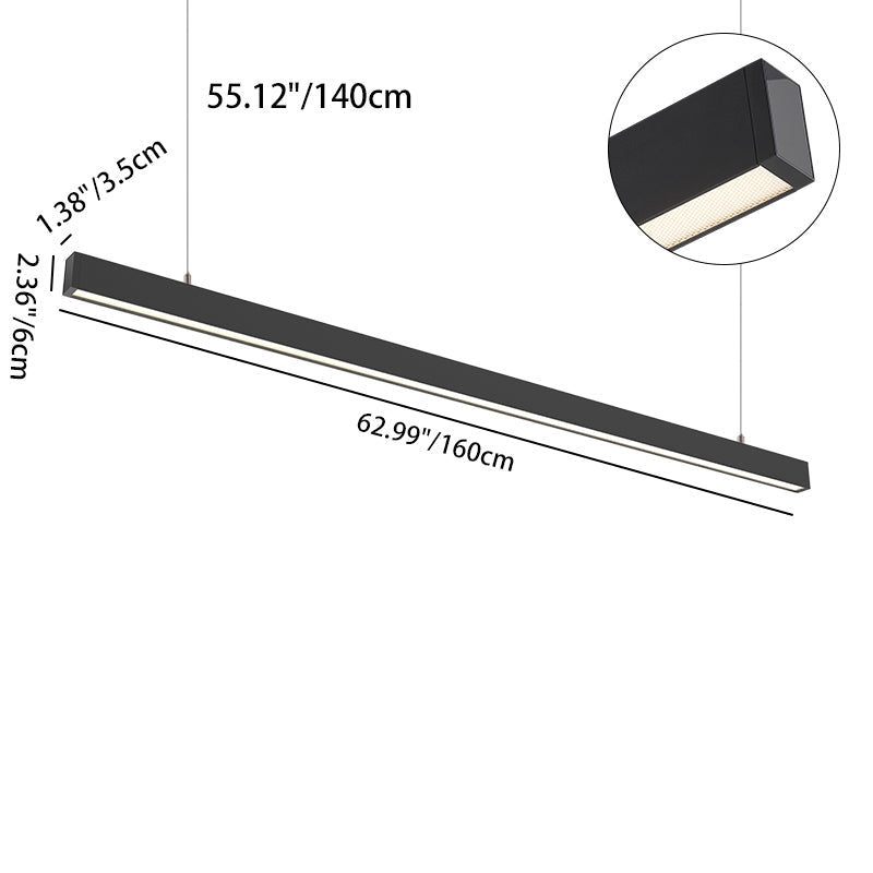 Anti-Glare LED Pendant Light For Home Office - Deep UGR<=13 Eye-Care Pendant For Office & Commercial Use