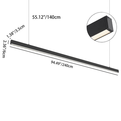 Anti-Glare LED Pendant Light For Home Office - Deep UGR<=13 Eye-Care Pendant For Office & Commercial Use