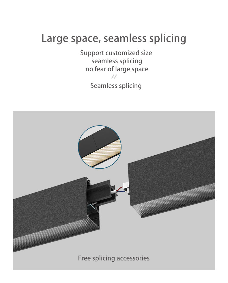 Anti-Glare LED Pendant Light For Home Office - Deep UGR<=13 Eye-Care Pendant For Office & Commercial Use