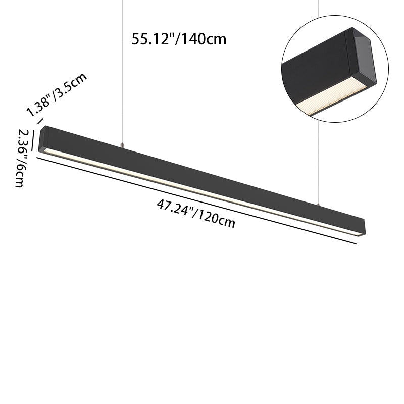 Anti-Glare LED Pendant Light For Home Office - Deep UGR<=13 Eye-Care Pendant For Office & Commercial Use