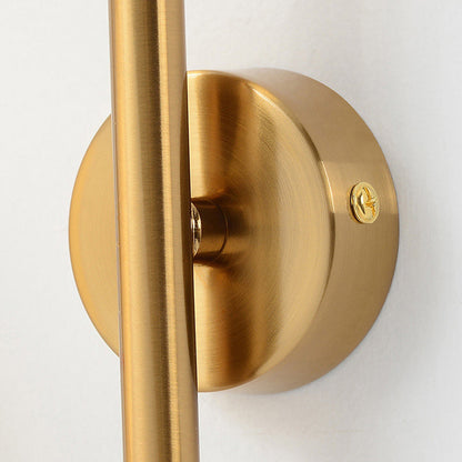 Modern Minimalist Geometric Lines Iron Glass 2/4-Light Wall Sconce Lamp For Bedroom