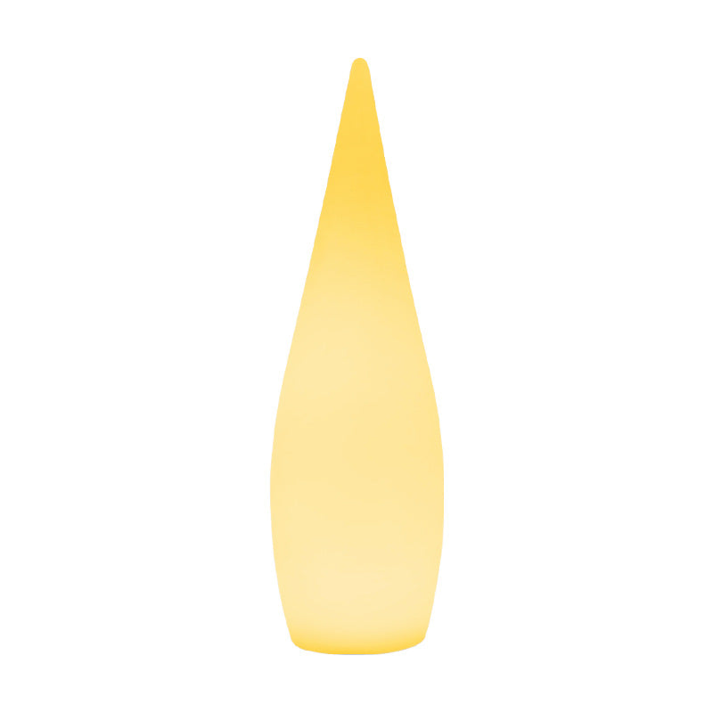 Modern Art Deco Solar Waterproof Teardrop PE LED Outdoor Lights Landscape Lights For Garden