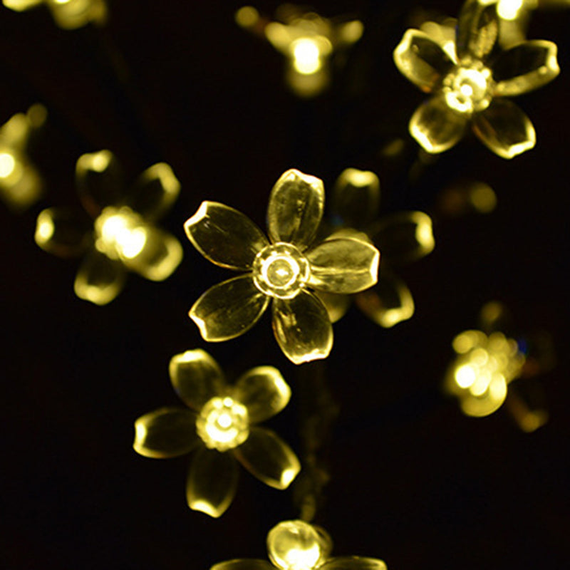 Contemporary Creative Waterproof Solar Flower PVC LED Outdoor Light Landscape Lighting For Garden