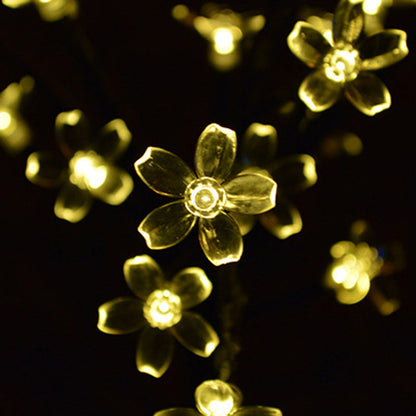 Contemporary Creative Waterproof Solar Flower PVC LED Outdoor Light Landscape Lighting For Garden
