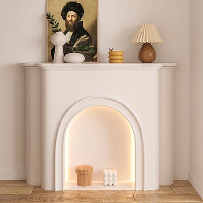 Contemporary Nordic Arched MDF Console Table With 1-Tier For Living Room