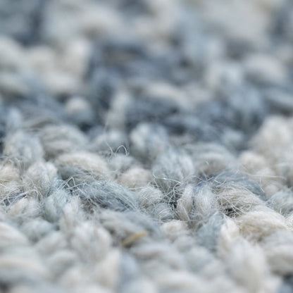 Contemporary Nordic Premium Handwoven Wool Blend Rectangular Area Rug For Living Room