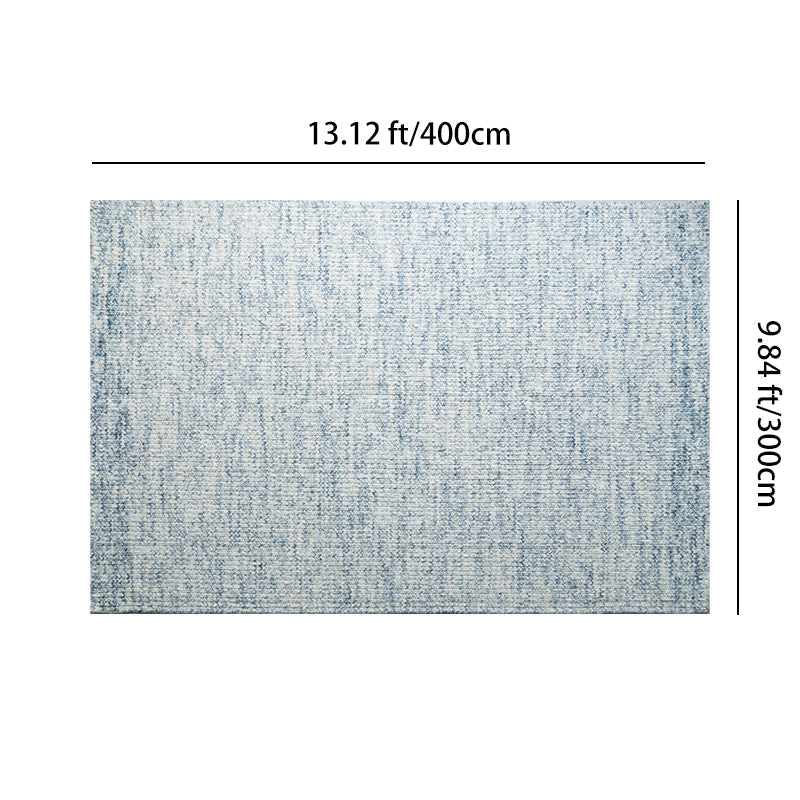 Contemporary Nordic Premium Handwoven Wool Blend Rectangular Area Rug For Living Room