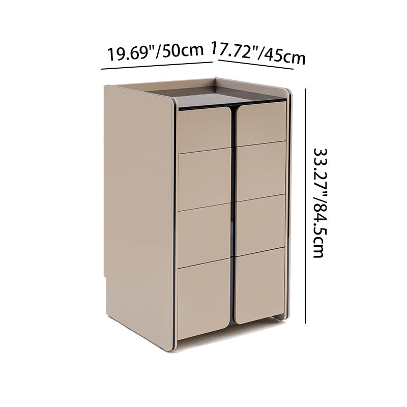 Modern Minimalist Storage Cabinet With Drawers - E1 Eco-friendly MDF Sideboard For Living Room & Bedroom