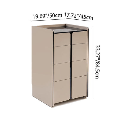 Modern Minimalist Storage Cabinet With Drawers - E1 Eco-friendly MDF Sideboard For Living Room & Bedroom