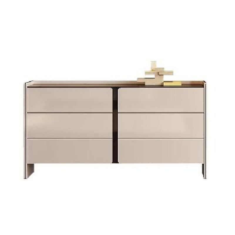 Modern Minimalist Storage Cabinet With Drawers - E1 Eco-friendly MDF Sideboard For Living Room & Bedroom
