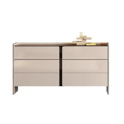 Modern Minimalist Storage Cabinet With Drawers - E1 Eco-friendly MDF Sideboard For Living Room & Bedroom