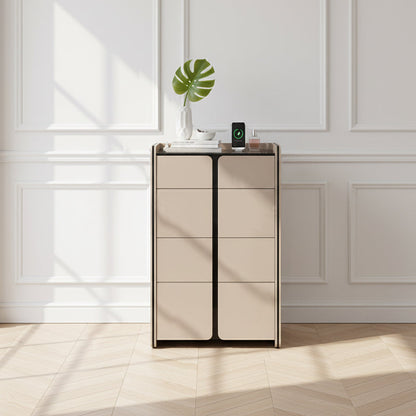 Modern Minimalist Storage Cabinet With Drawers - E1 Eco-friendly MDF Sideboard For Living Room & Bedroom