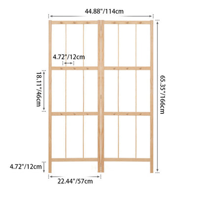 Modern Minimalist Pine Rectangular Floor Coat Rack - Hall Tree With 9/18 Hooks For Bedroom