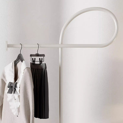 Modern Minimalist Carbon Steel Linear Freestanding Hall Tree For Living Room & Bedroom