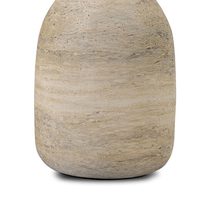 Modern Luxury Fiberglass Round Sculptural Side Table For Living Room