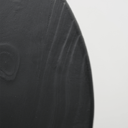 Contemporary Creative Sculptural Art-Inspired Solid Wood Round Side Table For Living Room