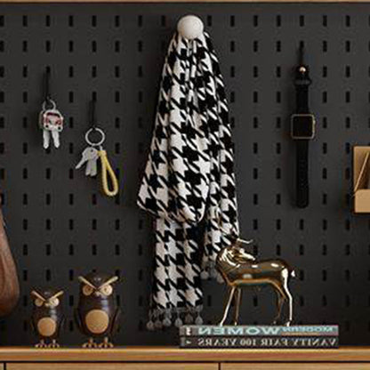 Modern Minimalist Eco Board Bamboo Charcoal Panels PVC Rectangular Shoe Storage With Coat Rack 2/3 Drawers Entryway Organizer For Hallway & Living Room