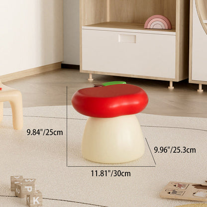 Contemporary Creative Resin Apple Seat Decorative Low Stool For Entryway & Living Room