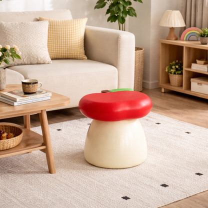 Contemporary Creative Resin Apple Seat Decorative Low Stool For Entryway & Living Room