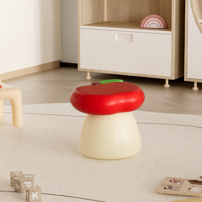 Contemporary Creative Resin Apple Seat Decorative Low Stool For Entryway & Living Room