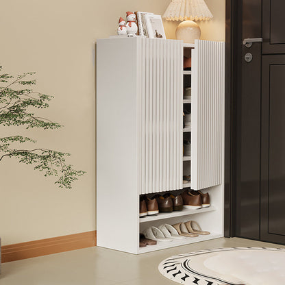 Modern Minimalist Eco-Panel Rectangular Shoe Storage With 8-Tier Storage Organizer For Entryway