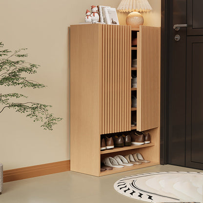 Modern Minimalist Eco-Panel Rectangular Shoe Storage With 8-Tier Storage Organizer For Entryway