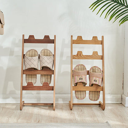 Modern Minimalist MDF Vertical Slipper Rack Space-Saving Storage Shelf 4-Tier For Entryway Living Room