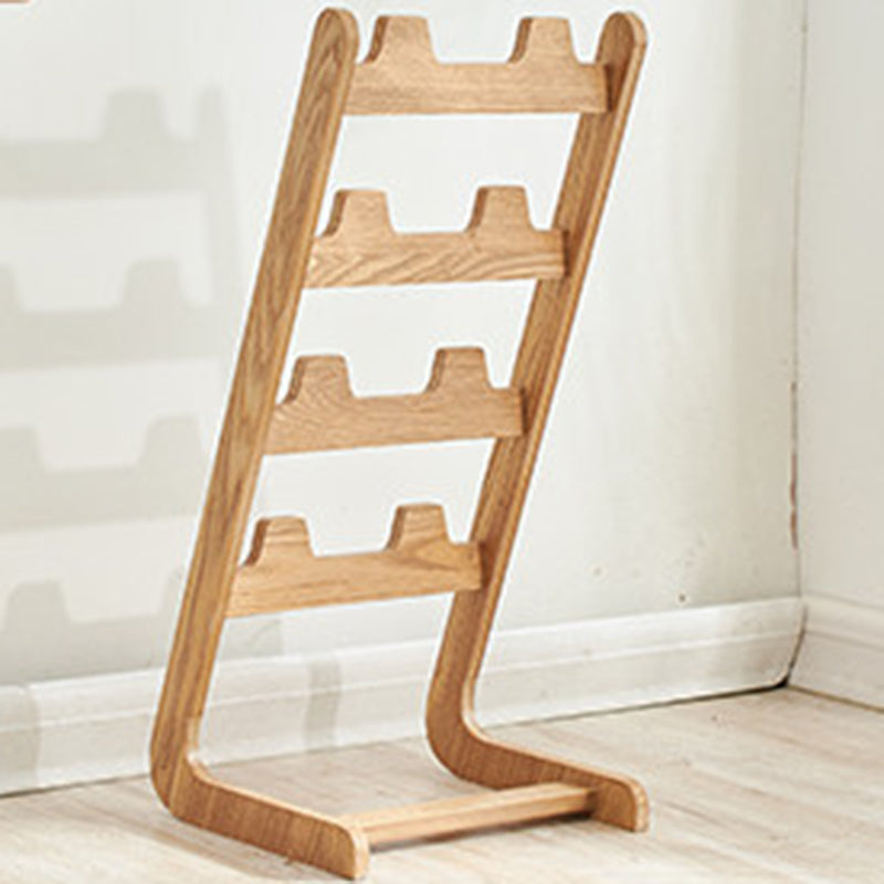Modern Minimalist MDF Vertical Slipper Rack Space-Saving Storage Shelf 4-Tier For Entryway Living Room