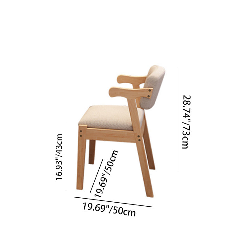 Traditional Chinese Rounded Rectangular Corner Design Solid Wood Solid Wood Plywood Desk & Chair Set For Bedroom
