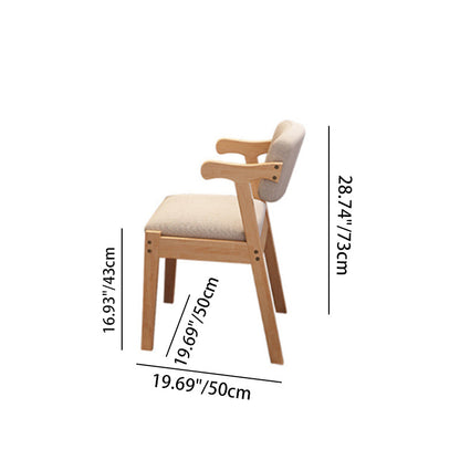 Traditional Chinese Rounded Rectangular Corner Design Solid Wood Solid Wood Plywood Desk & Chair Set For Bedroom