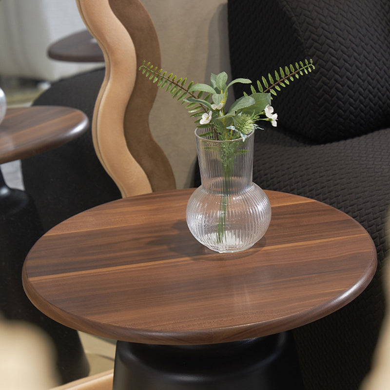 Modern Minimalist MDF & Iron Round Nesting Coffee Table Set For Living Room