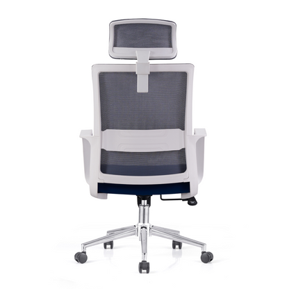 Modern Ergonomic High Back Breathable Mesh Office Chair - Rectangular Adjustable Headrest Comfort Stability Desk Chair For Home Office