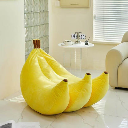 Contemporary Creative Velvet EPP Banana-Shaped Accent Chair Backrest For Living Room