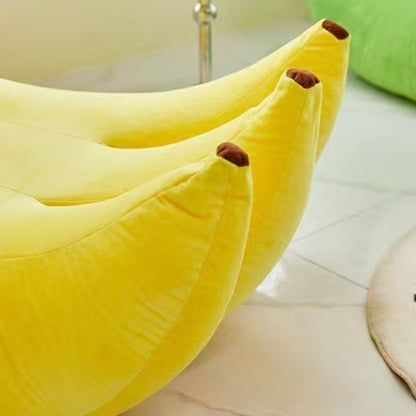 Contemporary Creative Velvet EPP Banana-Shaped Accent Chair Backrest For Living Room