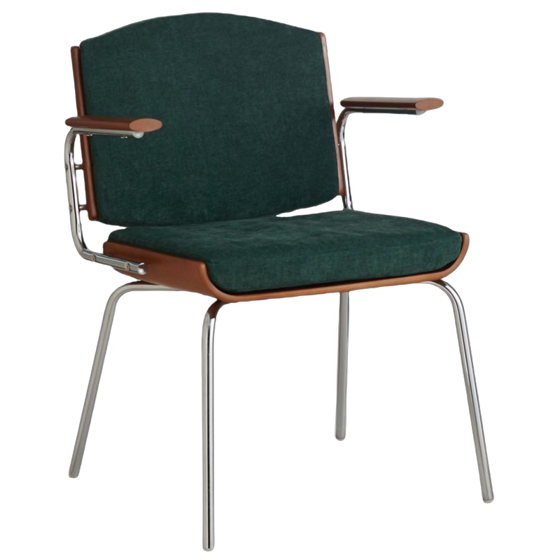 Modern Minimalist Rectangular Fabric Solid Wood Multi-Layer Plate Solid Wood Iron Stainless Steel Dining Chair Backrest Armrest For Dining Room