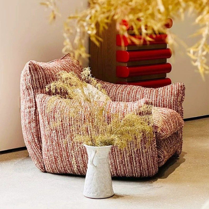 Traditional French Rectangular Linen-Cotton Printed Velvet Ring-Weave Solid Wood Accent Chair Backrest Armrest For Living Room