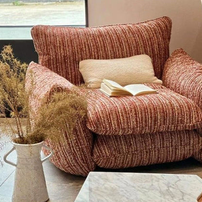 Traditional French Rectangular Linen-Cotton Printed Velvet Ring-Weave Solid Wood Accent Chair Backrest Armrest For Living Room