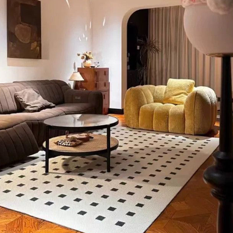 Traditional French Pumpkin-Shaped Alpaca Velvet Solid Wood Accent Chair Backrest Armrest For Living Room