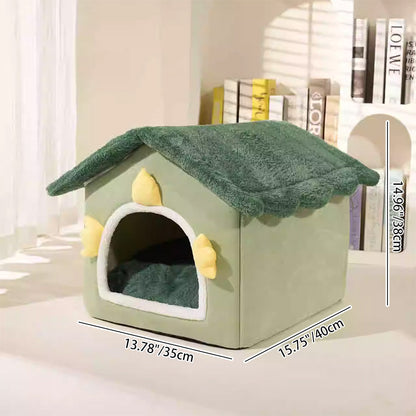 Contemporary Creative Dinosaur-Shaped Arctic Fleece Cat Bed For Bedroom