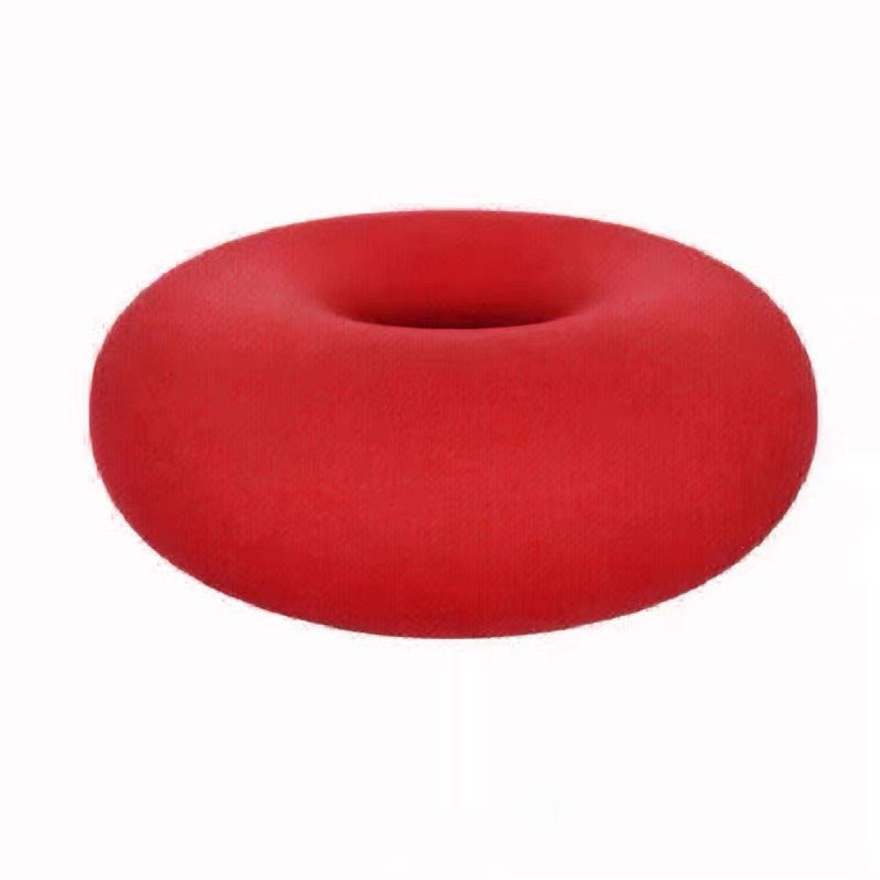 Contemporary Creative Donut-Shaped Velvet Accent Chair Backless Armless For Living Room
