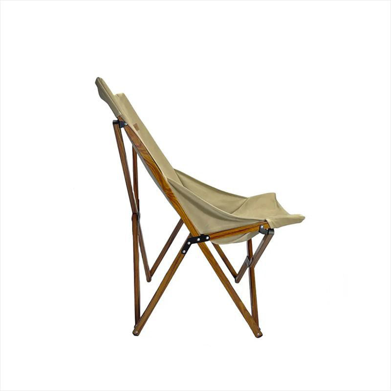 Modern Minimalist Rectangular Oxford Aluminum Folding Chair Backrest Armless For Outdoor