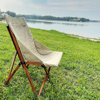 Modern Minimalist Rectangular Oxford Aluminum Folding Chair Backrest Armless For Outdoor