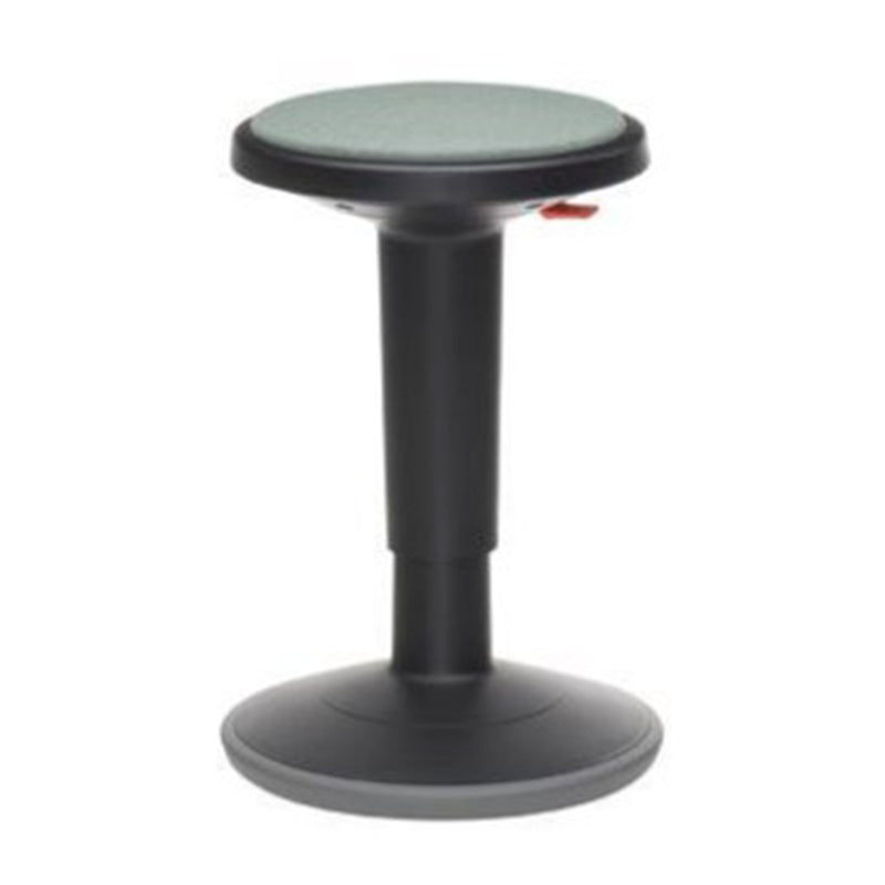 Modern Minimalist Cylindrical PU Leather Nylon Fiberglass Swivel Bar Stool Backless Armless For Dining Room & Kitchen